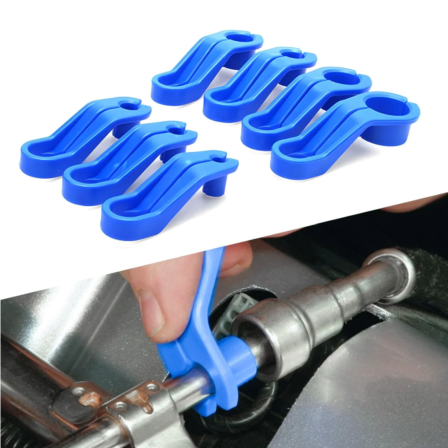 7PCS Fuel Line Disconnect Tool Set 1/4 5/16 3/8 1/2 5/8 3/4 7/8 Inch Fuel Filter Quick Disconnect Removal Tool
