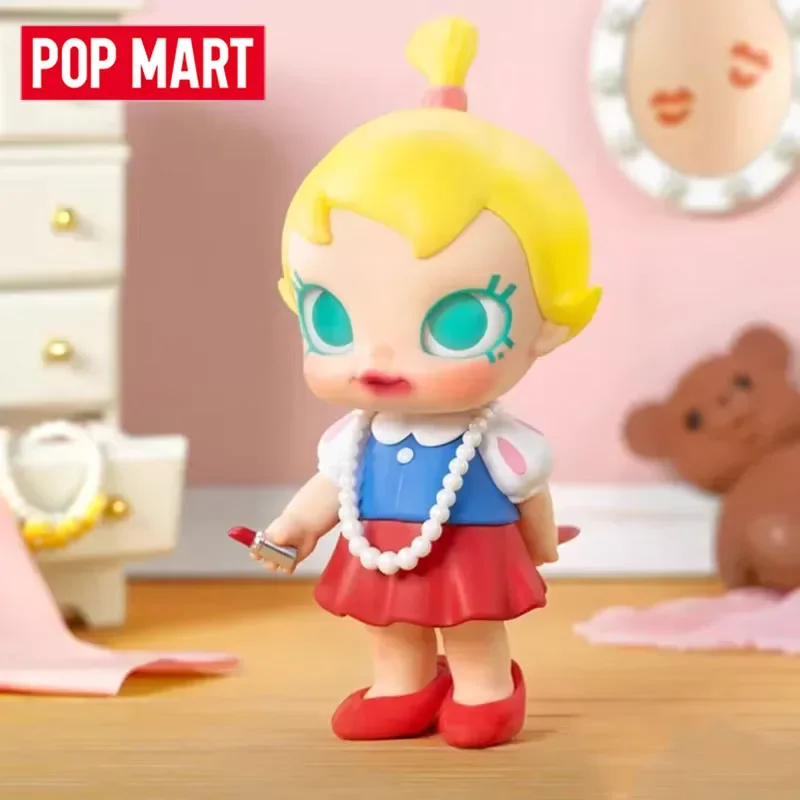 POP MART Baby Molly Quando eu tenho três! Série genuína caixa misteriosa caixa cega acho saco brinquedos boneca bonito ornamentos de mesa coleção