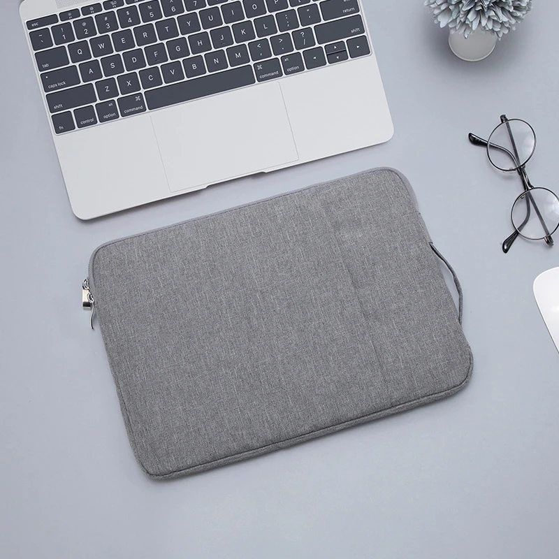 Laptoptas voor Macbook Air m2 Case 13 13.3 14 15 16 Binnenblaas Voor Macbook Pro Air M1 Lenovo Dell HP Huawei Xiaomi Denim Tas