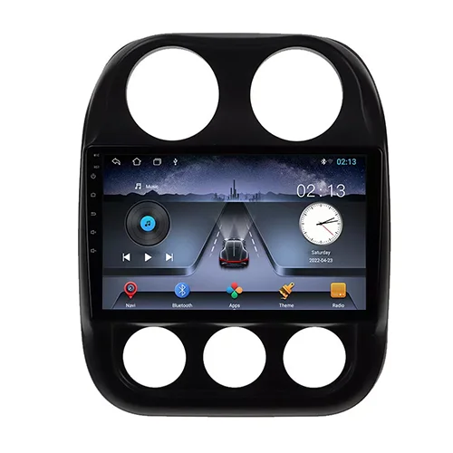 6G+128G Car Radio For JEEP Compass Patriot BT 2009-2015 Stereo 2Din Player Antenna GPS Navigation Carplay DSP RDS No DVD Player