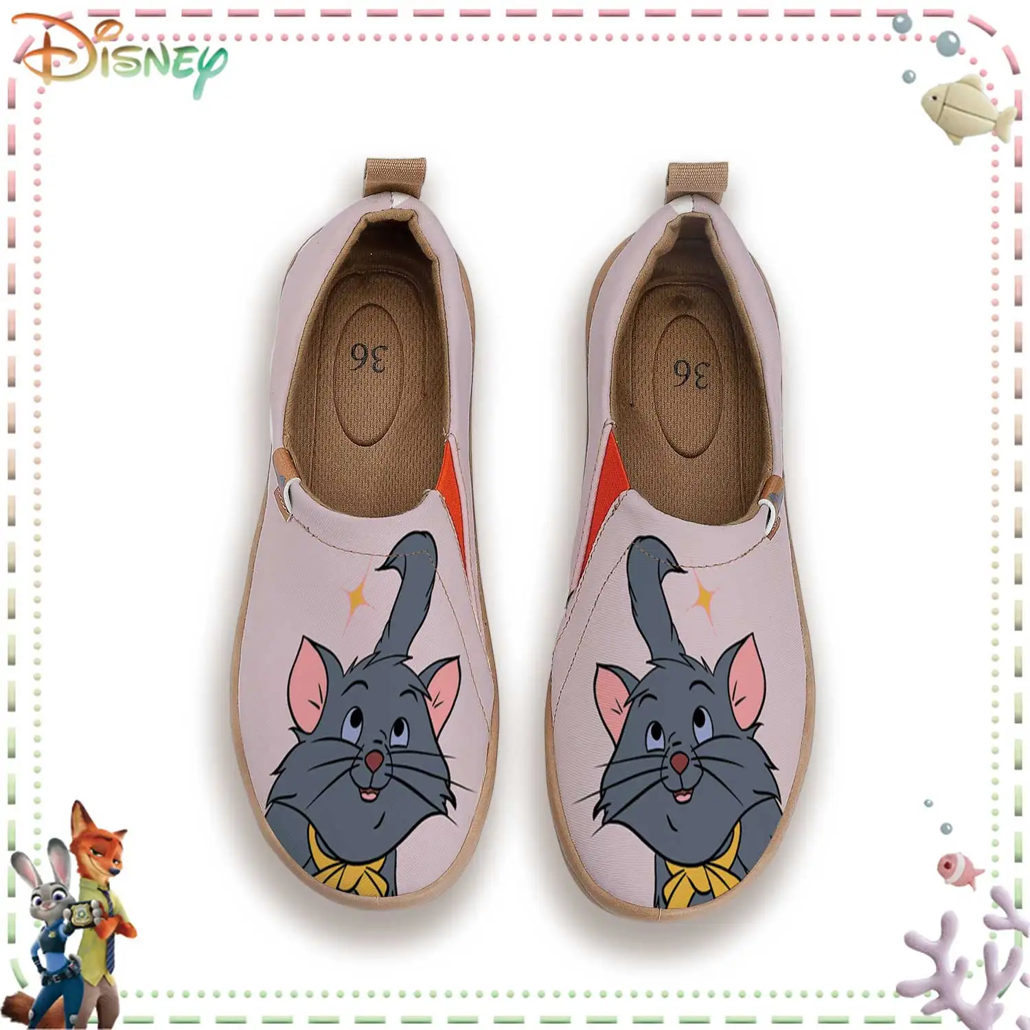 

Женские слипоны с принтом кошек Disney Berlioz, кроссовки The Aristocats