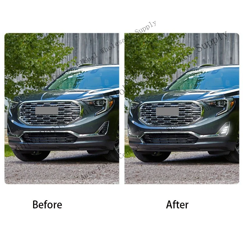 Z+ For 2018-2021 2020 GMC Terrain LED Switchback Fog Turn Signal Light DRL Lamp Kit