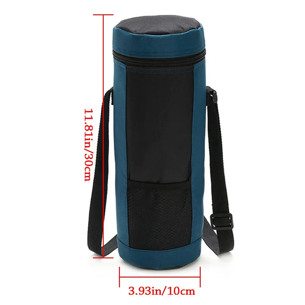 Water Bottle Cooler Bag Universal Water Bottle Pouch Insulated Cooler Bag Outdoor Traveling Camping Hiking Bottle Storage Bag