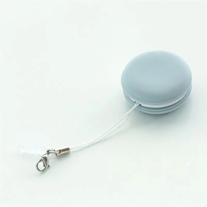 AEE4-Macaron Mobile Phone Screen Cleaner Wiper Screen Brush Cleaning Brush With Decorative Mobile Phone Key Pendant