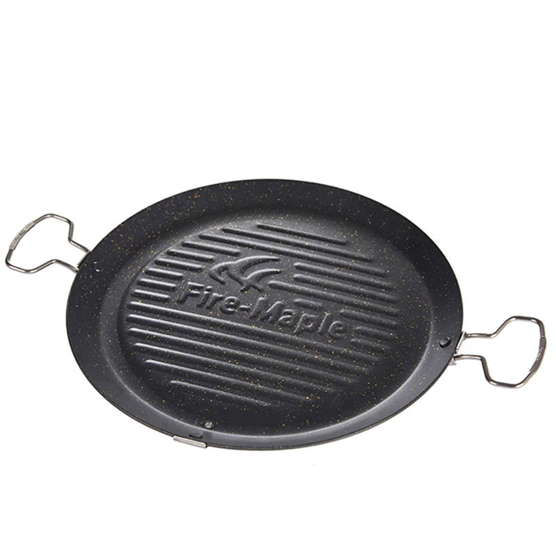 Smokeless Grill Pan, Fire Maple, No Lampblack, Non-stick Bakeware, Barbecue Tray for Beach Party, Camping, BBQ Grilling Roasting