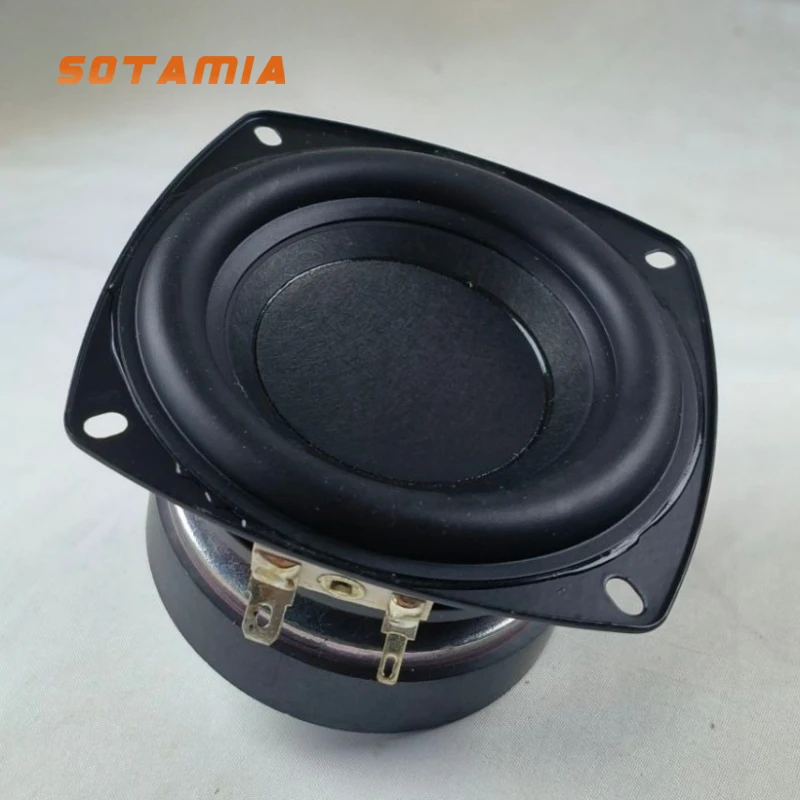 

SOTAMIA 1Pcs 3.5 Inch Midrange Woofer Speaker 4 Ohm 40W Audio HIFI Loudspeaker Long Stroke Subwoofer DlY JBL Bluetooth Speaker