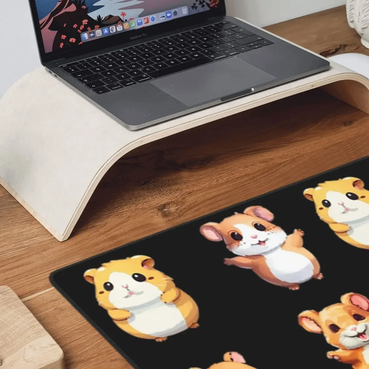 Hamster Large Mouse Pad Computer Keyboard Mouse Mat Gaming PC Laptop Desk Mat Office Accessories Table Mats