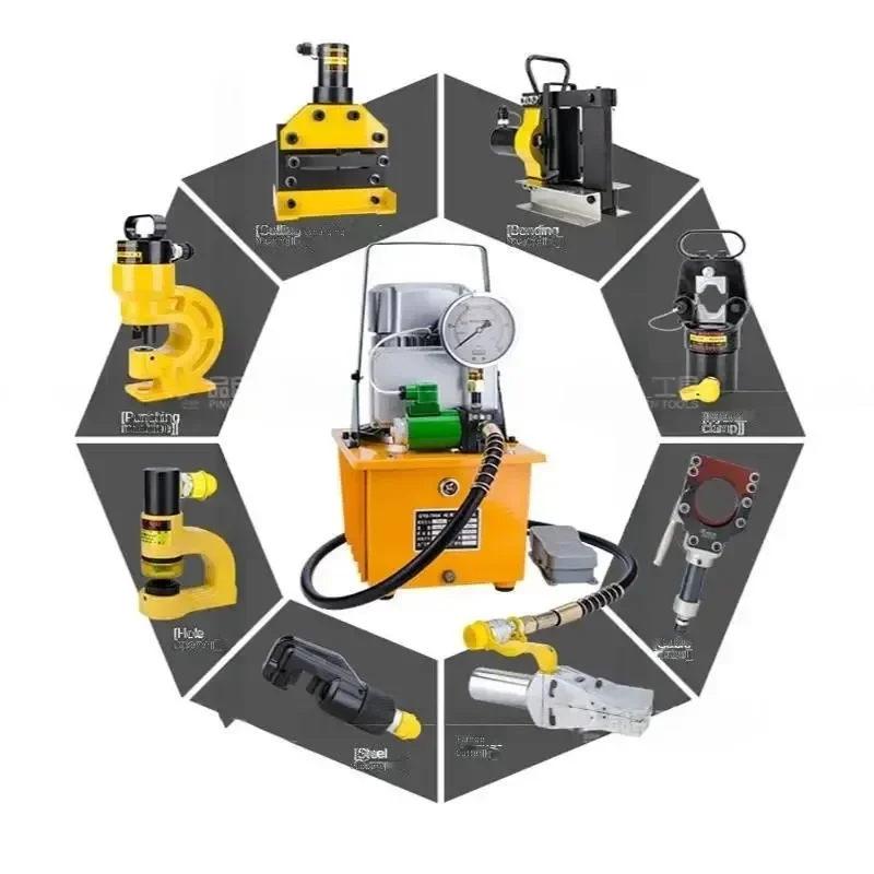 Electric Ultra‑High Pressure Hydraulic Pump Hydraulic Oil Station Power Unit Heavy‑Duty Hydraulic Power Supply for Industrial