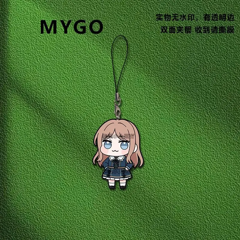 حلم بانج! إنه MyGO!!!!! أنون شيهايا آيفون/شاومي/هواوي قضية الهاتف المحمول المفاتيح مفتاح سلسلة غطاء شنق الاكريليك قلادة هدية