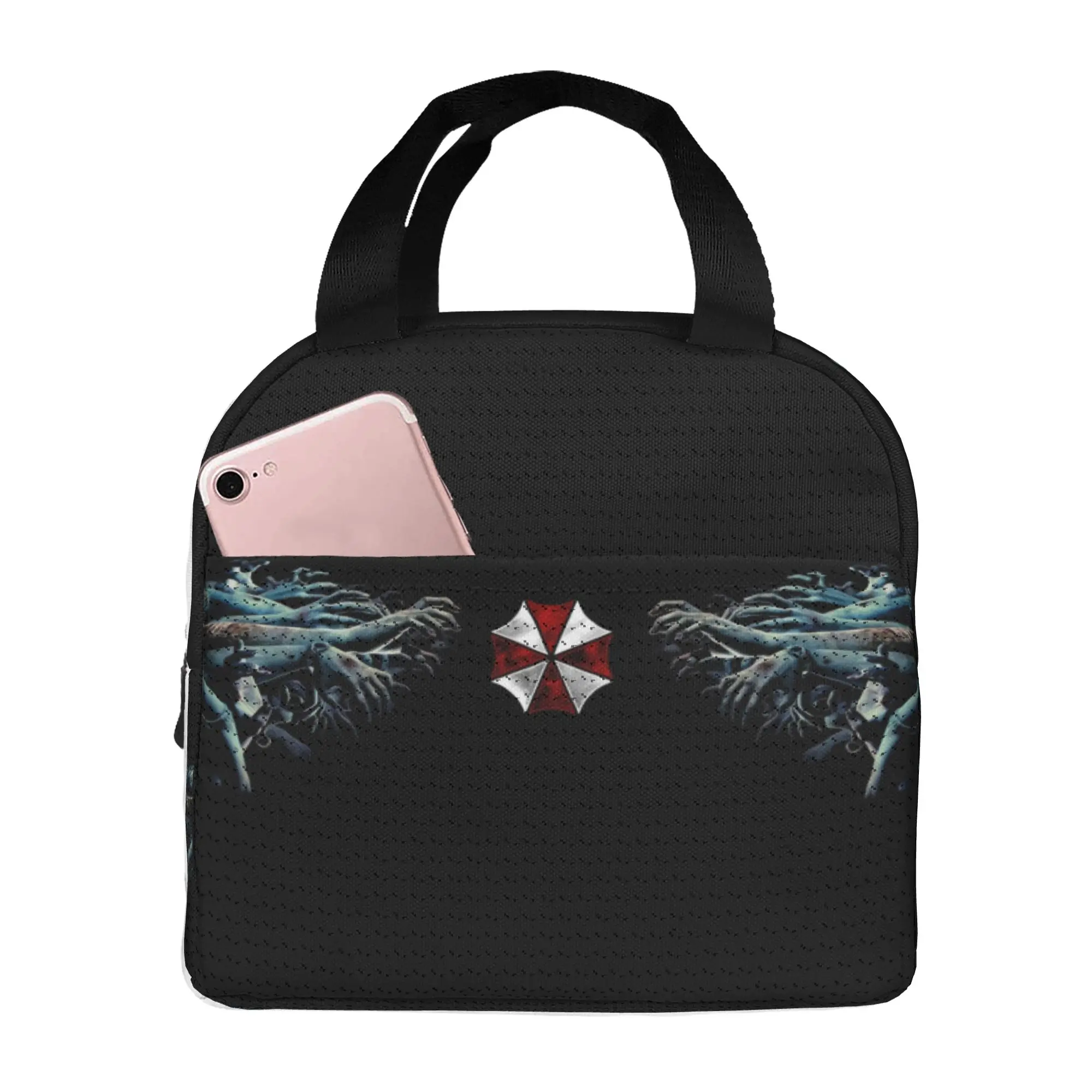 Umbrella Corporation Insulated Lunch Bag Outdoor Picnic Horror Zombie Video Game Waterproof Cooler Thermal Bento Box Women Men