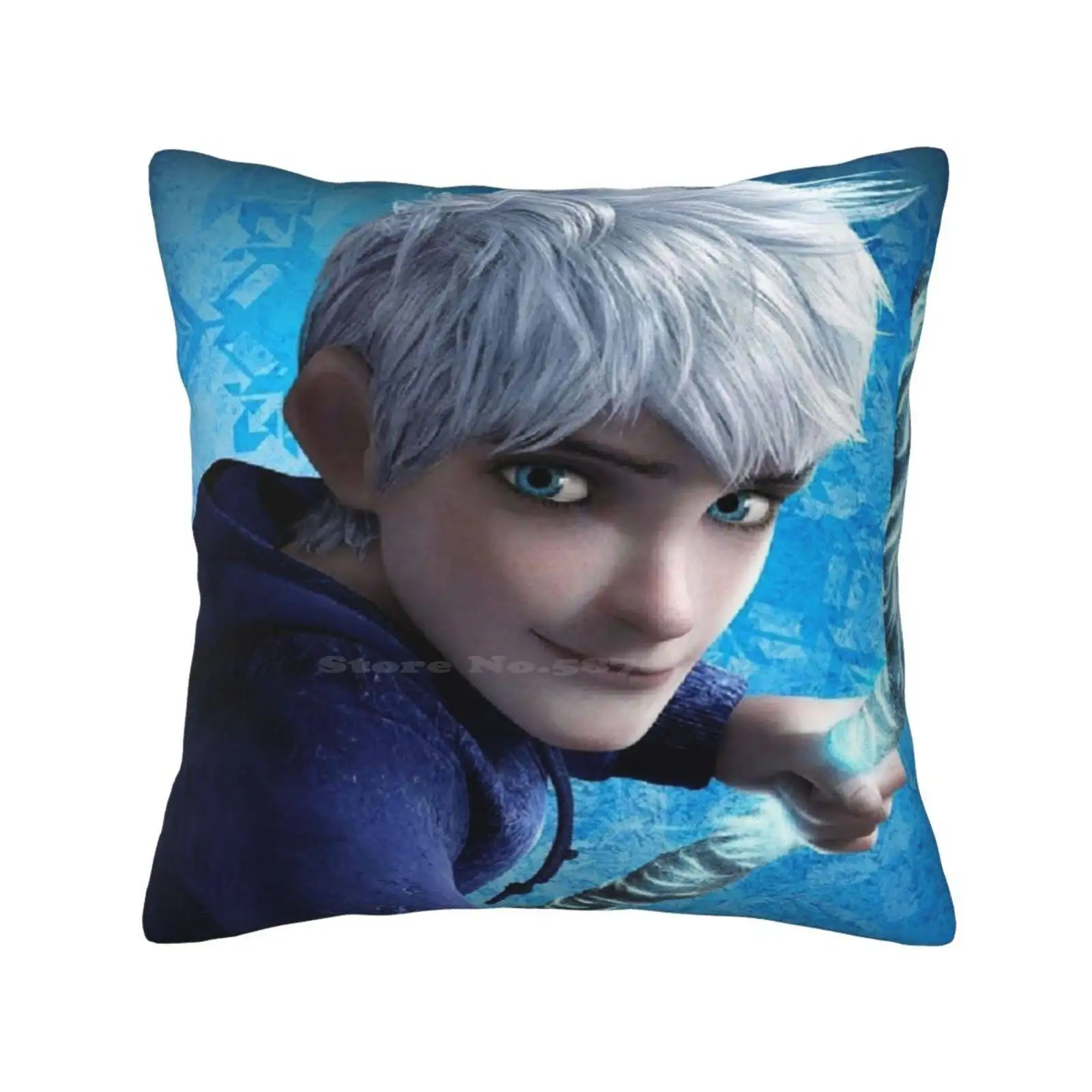 Jack Frost! Fashion Sofa Throw Pillow Cover Pillowcase Jackfrost Jack Frost Snow Ice Riseoftheguardians Rise Of The Guardians