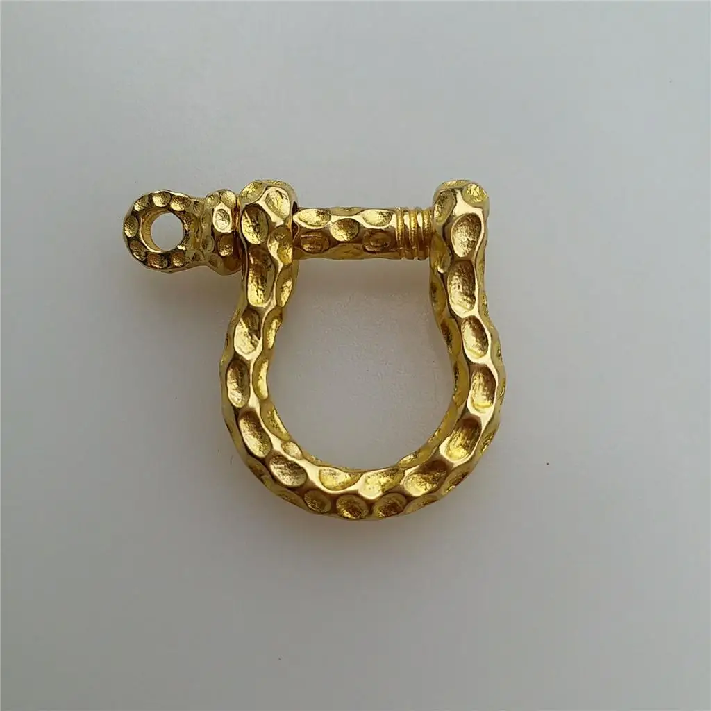 

Horseshoe Belt Buckle Copper D Ring Fastener Clip U Shape Shackle Boat Accessories Parts for Canoeing Fishing Craft