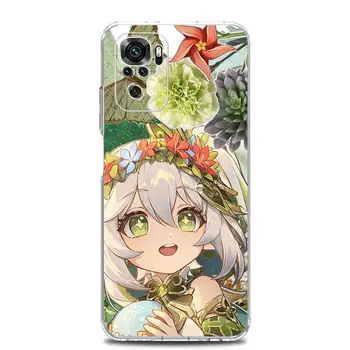 Pouzdro na telefon pro Xiaomi Redmi Note 14 13 12 4G 9 8 10 11 Pro Plus 5G 14C 13C 12C 10C 9C 9A Průhledné TPU kryt Genshin Impact Nahida 8 nejlepší prodej Pouzdro pro Xiaomi Redmi Note Genshin - №5