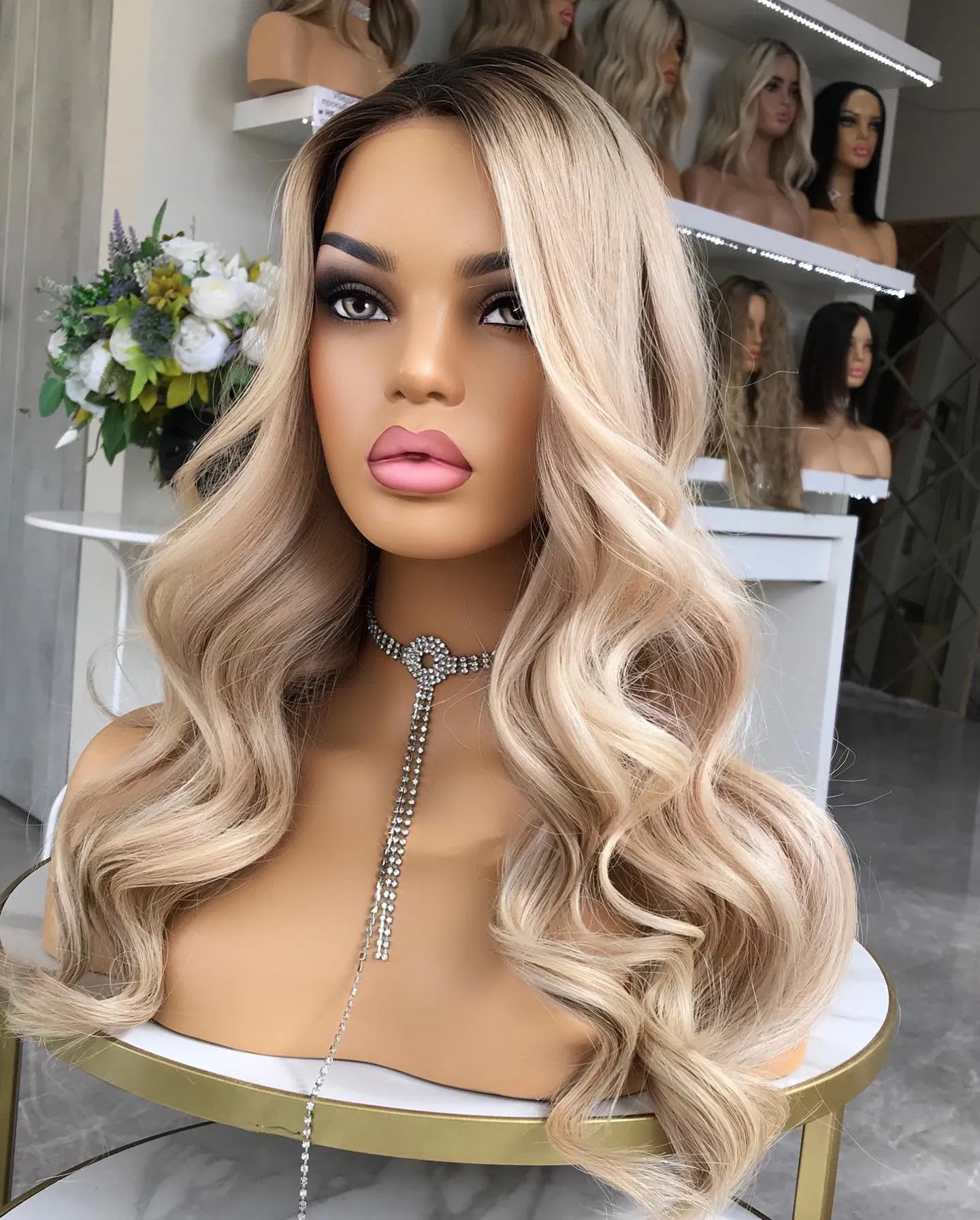 

Highlight Ash Blonde Colored HD 13X4 Lace Front Wig Bleach Knots Pre-Plucked Lace Closure Wig 100% Human Hair Wigs For Women