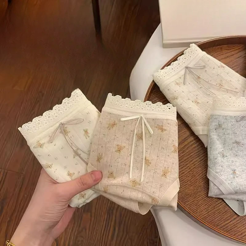 

Трусики женские из чистого хлопка класса A, детские хлопковые трусы для девочек, 10 А, бактериостатические хлопковые трусы с промежностью, новые удобные для кожи