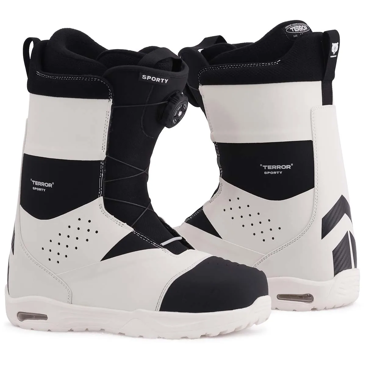 TERROR X1 Buty Snowboardowe Szybkie Zakładanie Pojedyncze Pokrętło Ciepła Wyściółka Antypoślizgowa Podeszwa EVA Buty Narciarskie Męskie Damskie