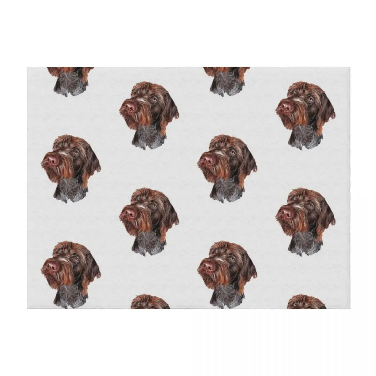 German Wirehaired Pointer Throw Blanket Picnic warm winter wednesday Decorative Beds Blankets