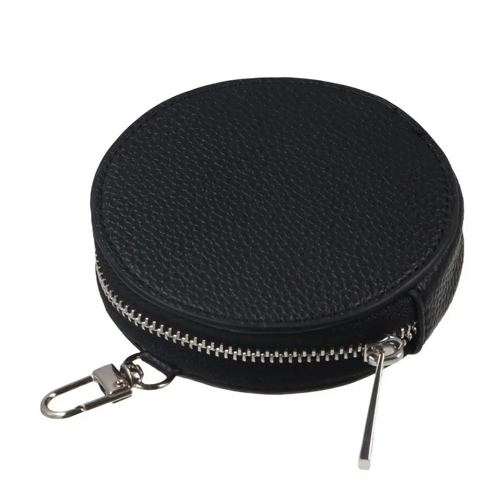 

Star PU Leather Coin Purse Zipper Bag Pendant Keychain Round Wallet Earphone Bag Makeup Lipstick Bag Small Storage Bag
