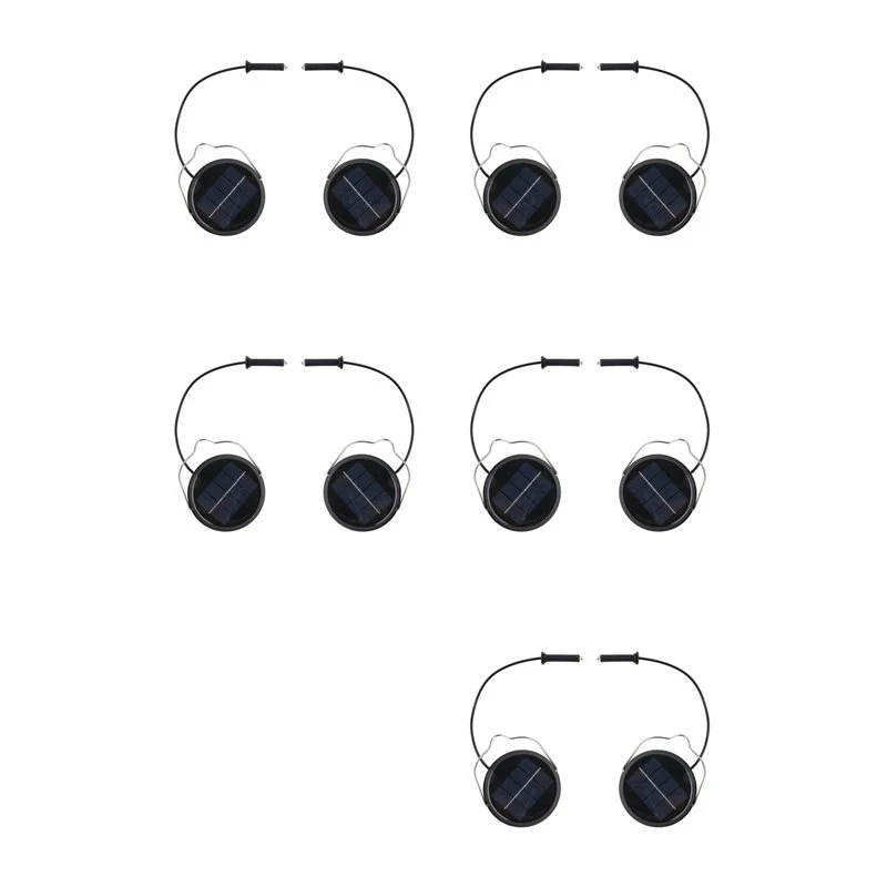 ABFU-10Pack 600Mah Solar Lights Replacement Top For Outdoor Lantern Lights Waterproof For Garden, Yard,DIY Birthday Gifts