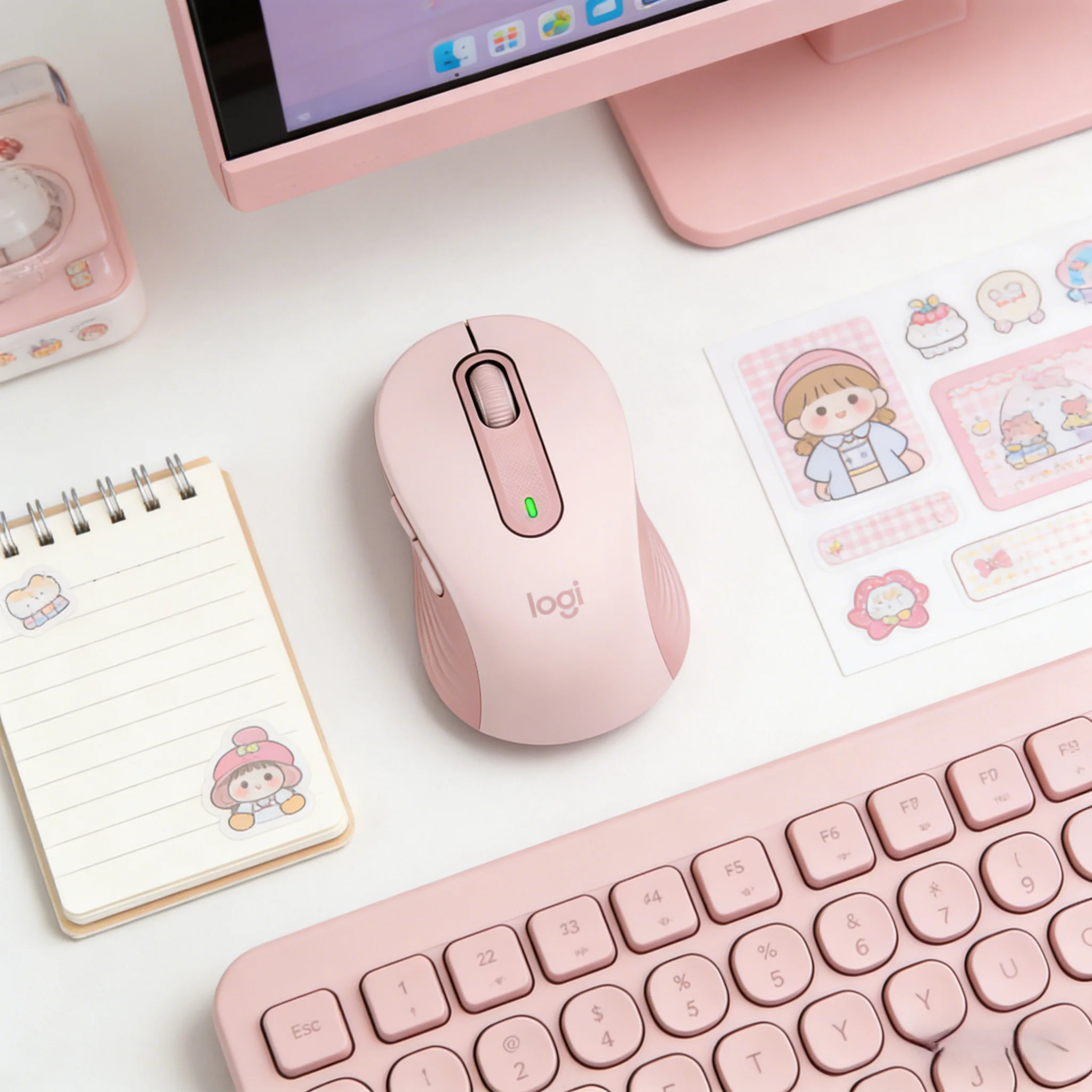 Logitech Signature M650 Wireless Mouse SilentTouch Dual Mode Bluetooth Ergonomic 24-Month Battery for Office Laptop PC Mac Home