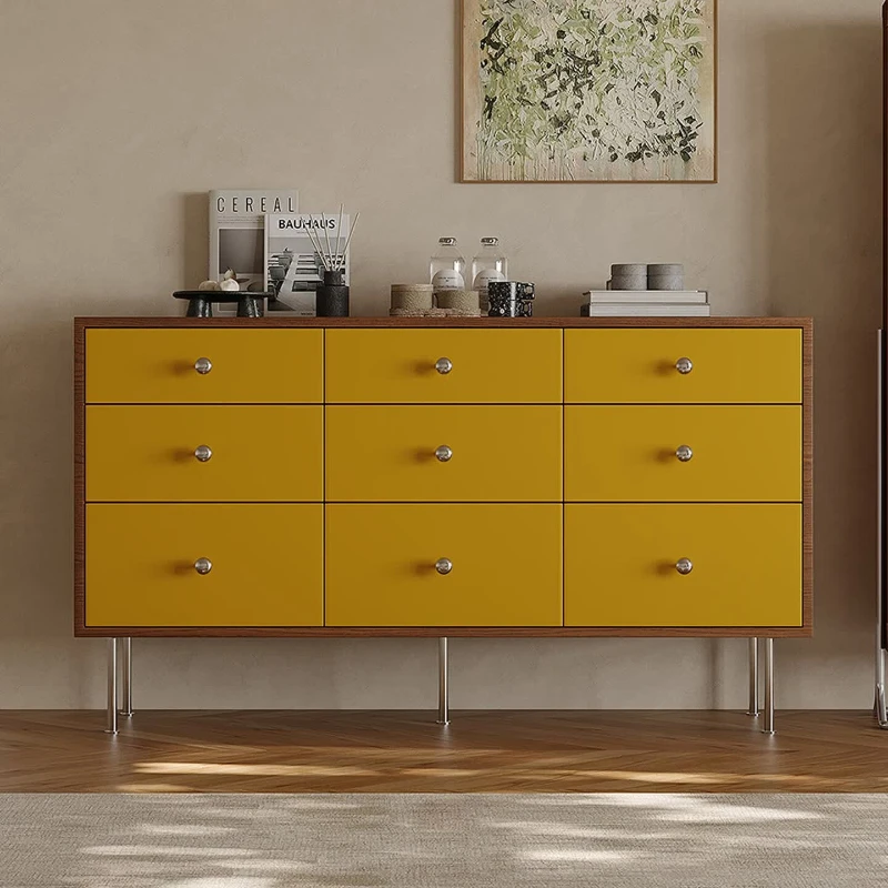 Dopamine nine chest bedroom simple modern designer creative tall storage locker