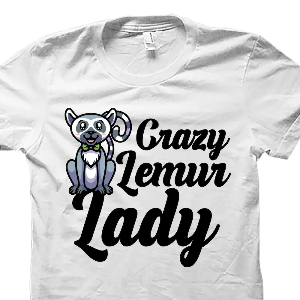 Lemur T Shirt S Lover Zookeeper Ring Tailed Os4965