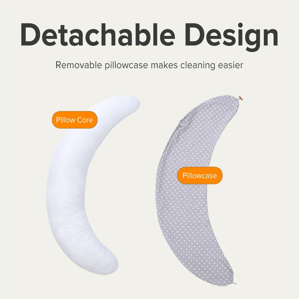 70.9*51.2*13.8 بوصة وسادة حمل وسادة قابلة للإزالة للنساء الحوامل وسادة التمريض وسادة الرضاعة الطبيعية #3