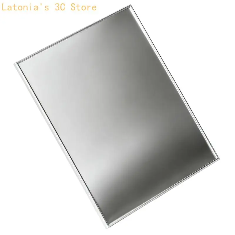 Stainless Steel Message Board with Movable Magnets for Entryway Reminders, Photos and Changing Paper Displays X3UB
