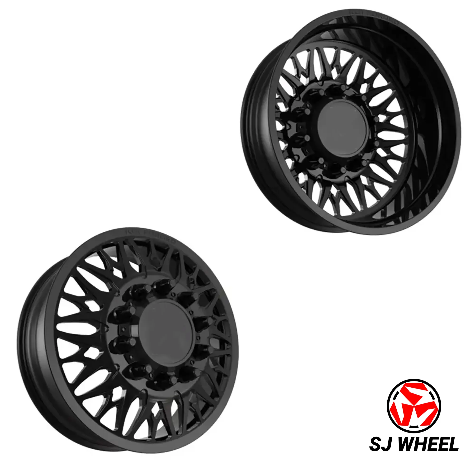 SJ Custom Heavy Duty Offroad Rims Pickup Truck Forged Dually Wheels 8x210 8x170 10x225 22 24 26 28 30 Inch Wheel for  Dodge