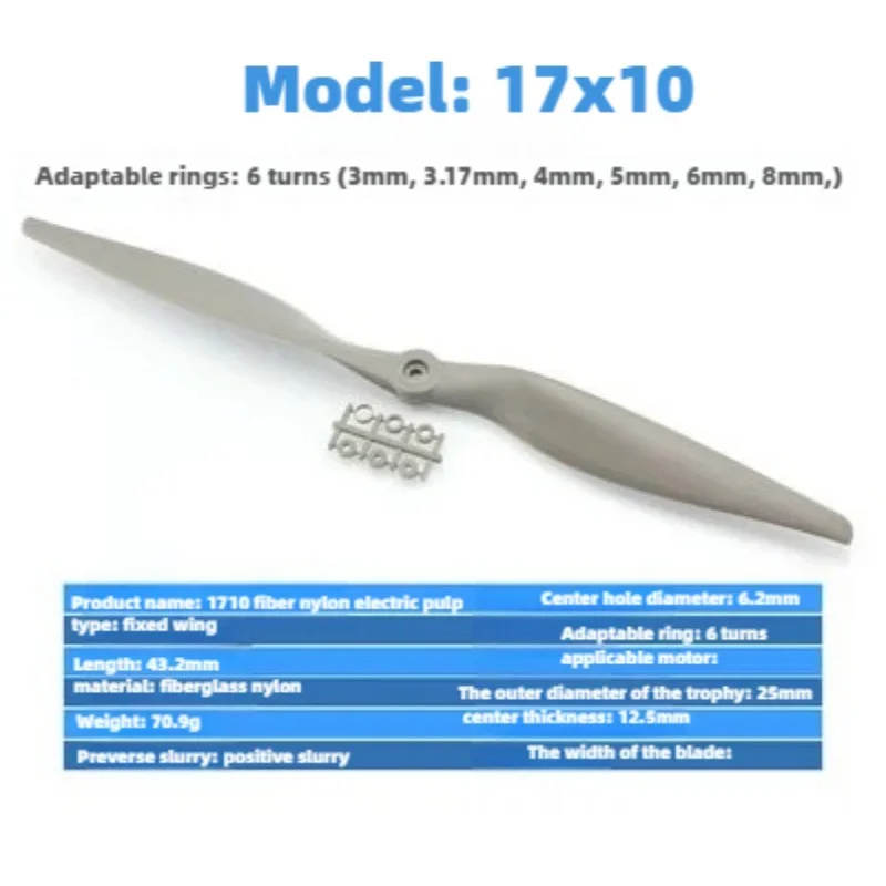 Original Gemfan RC Propeller Set für Modellflugzeug – 6x4 7x5 8x4 8x6 9*4,5 9x6 10x7 10x5 11x7 12x6 12x8 13x6,5 Hochleistungsfähig