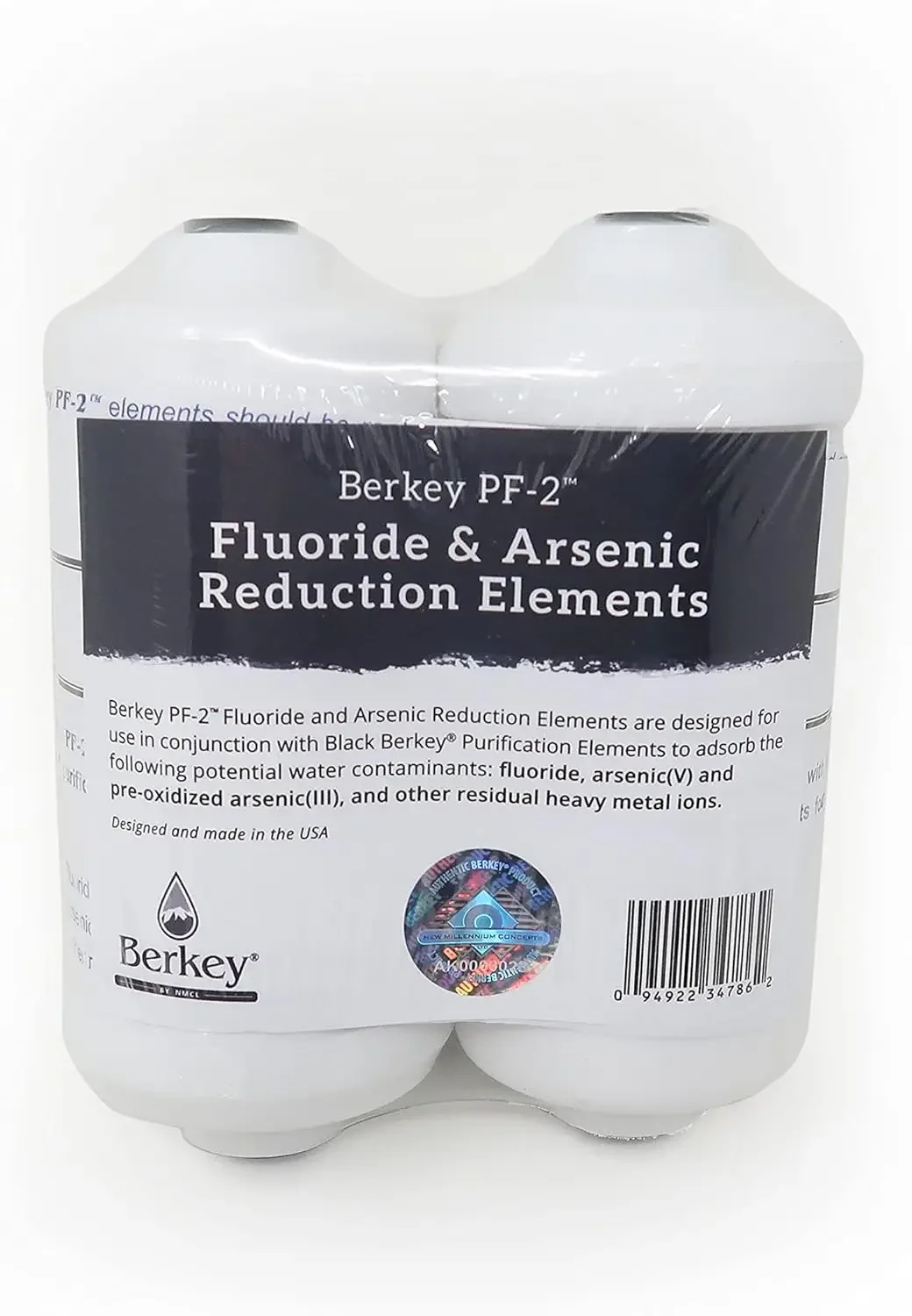 Berkey Gravity-Fed Water Filter System 3.25 Gallon with 2 Black Berkey Elements, 2 Berkey PF-2 Fluoride and Arsenic Reduction El