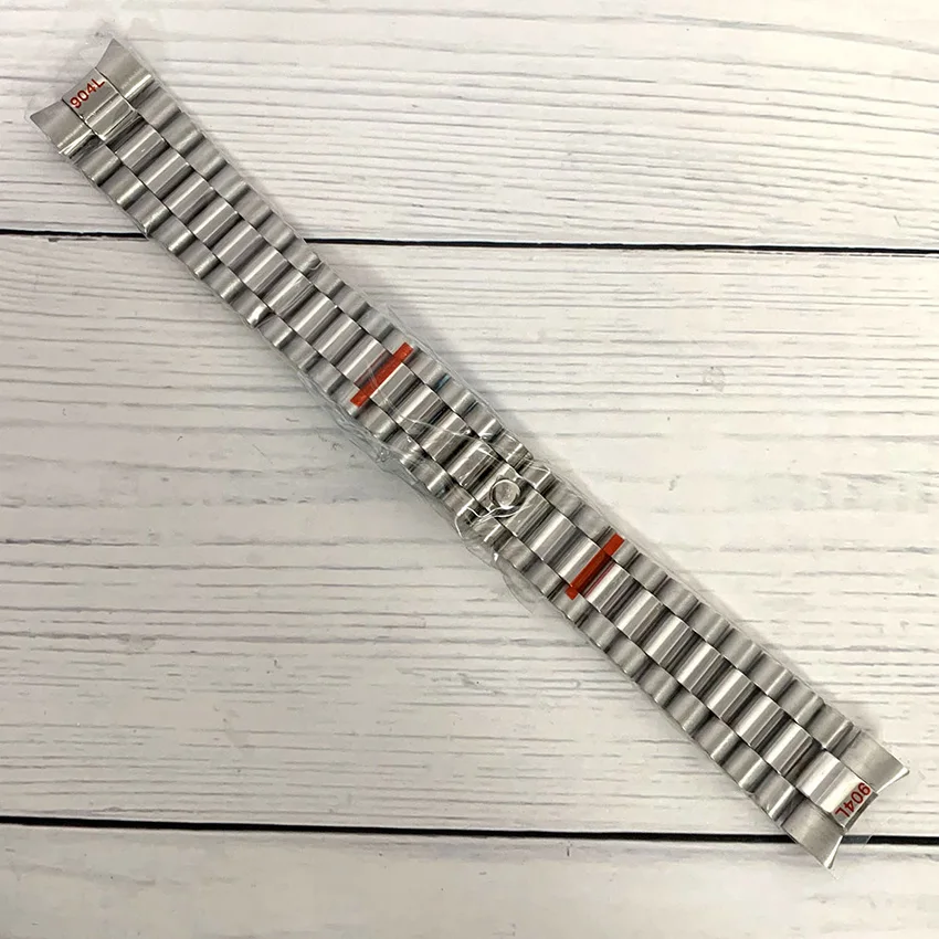 

41mm Sapphire Glass Watch Case/ Brushed Jubilee Bracelet Snap Buckle Stone-Bezel For 8285 Automatic Movement Modifying Parts