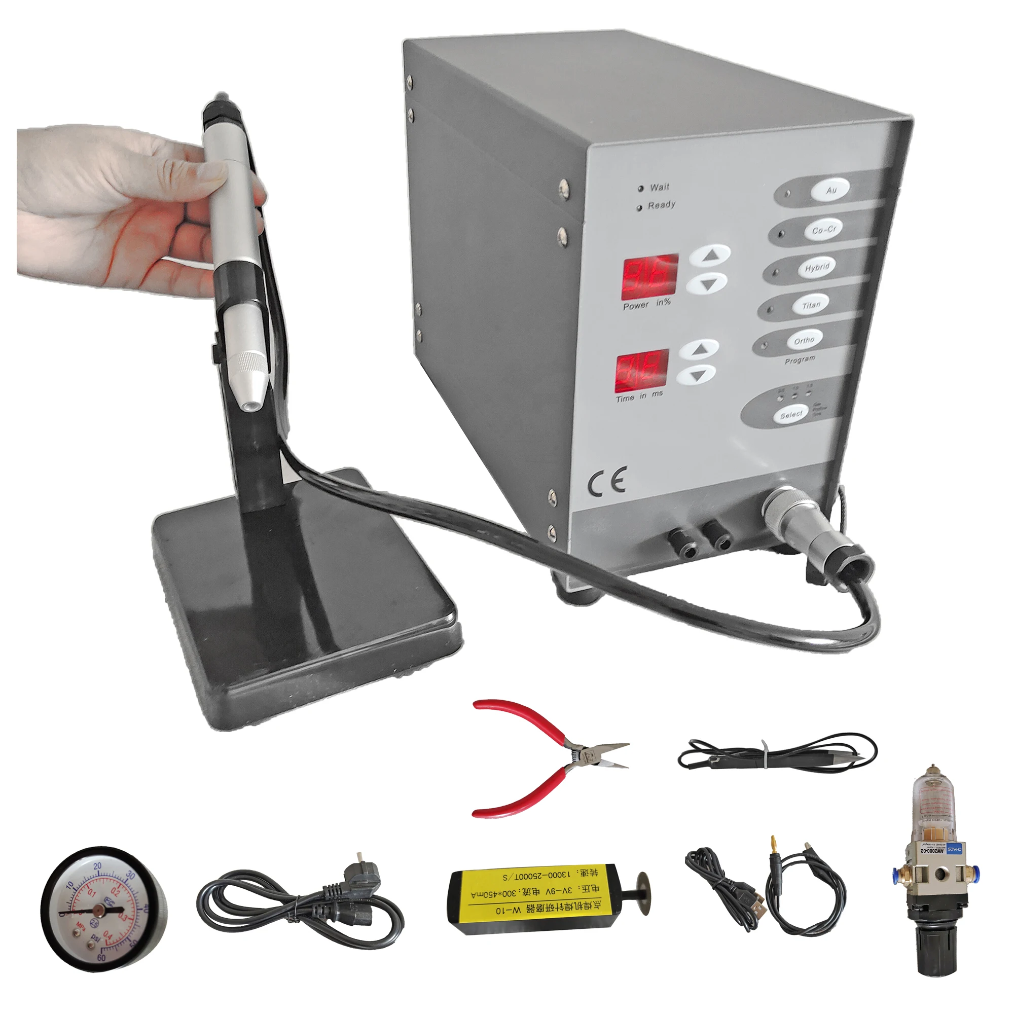 TEBAK 110V/220V Automatic Numerical Control Touch Welding Machine for Gold and Silver Jewelry Argon Arc Welding Machine