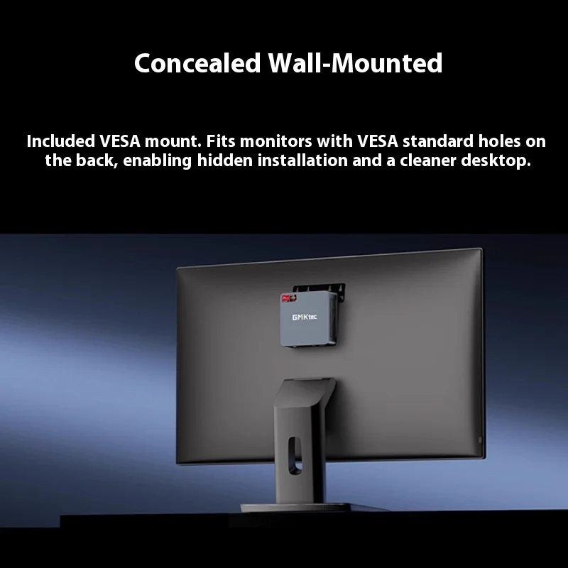 GMKtec M6Ultra Mini PC AMD R5-7640HS com Radeon 760M Gráficos RAM 6/32/64GB ROM 256GB/512GB/1TB/2TB Bluetooth5.2 WIFI6 3A Jogo