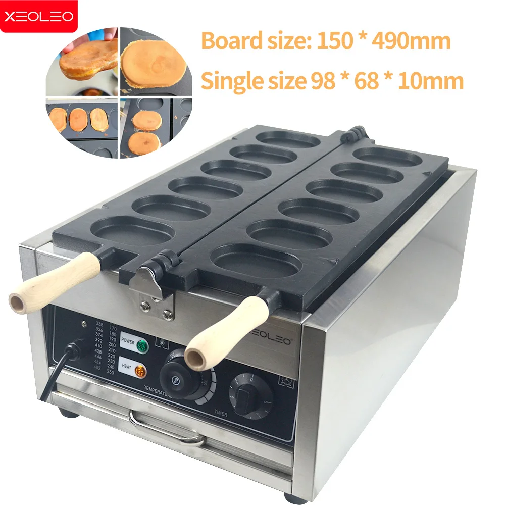 XEOLEO 3000W máquina para hacer gofres máquina para hacer pasteles de huevo máquina eléctrica para hamburguesas máquina para hacer pasteles con