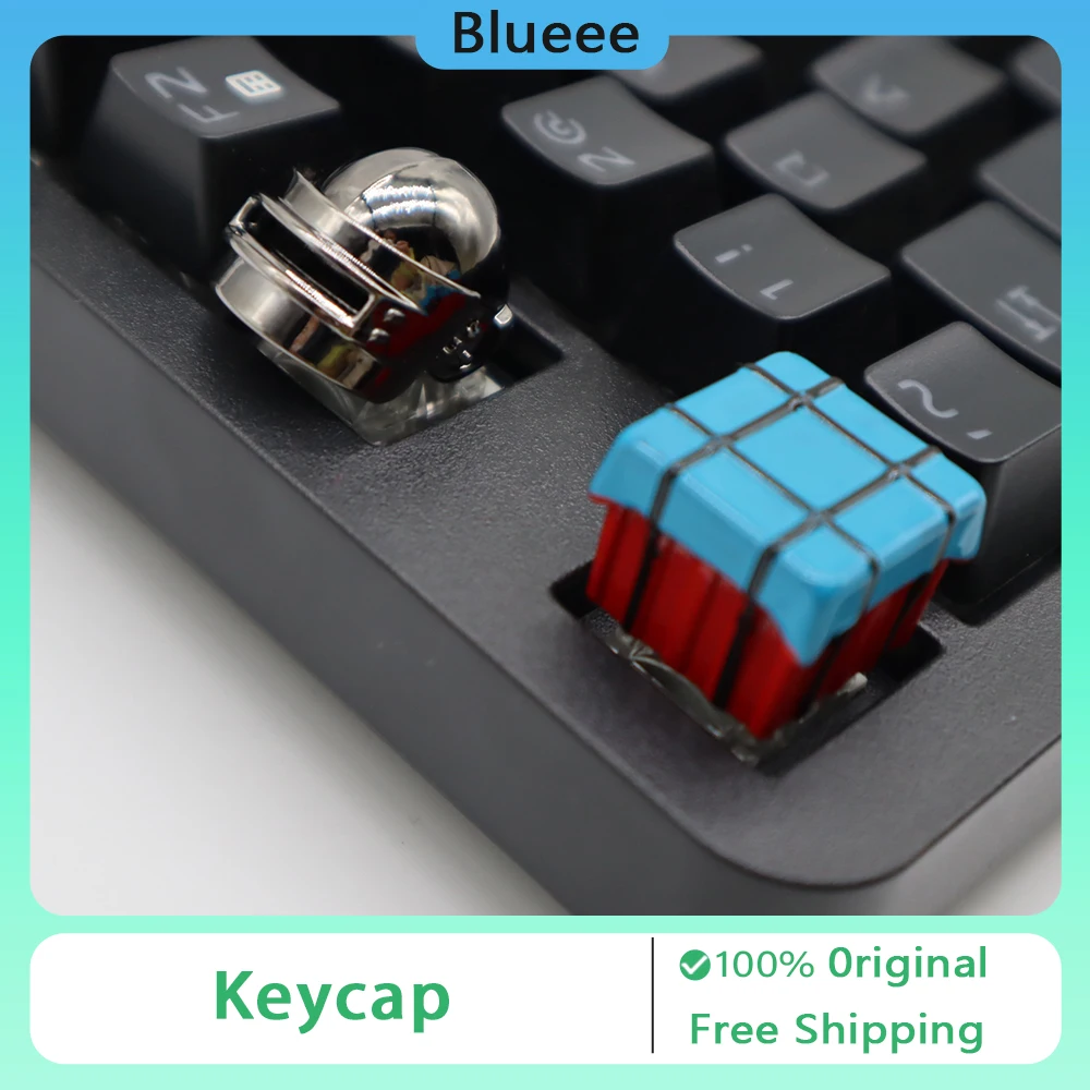 Custom Keycaps for Mechanical Keyboard PUBG 3 level Head Airdrop Box Grenade Alloy Personality Keycap Keyboard Accessories