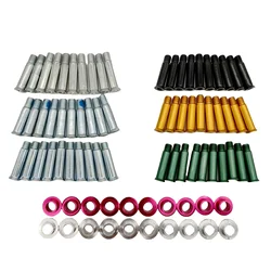 Inline skate-shoe accessories skate parts axles spacers colorful axles screws buckles belts
