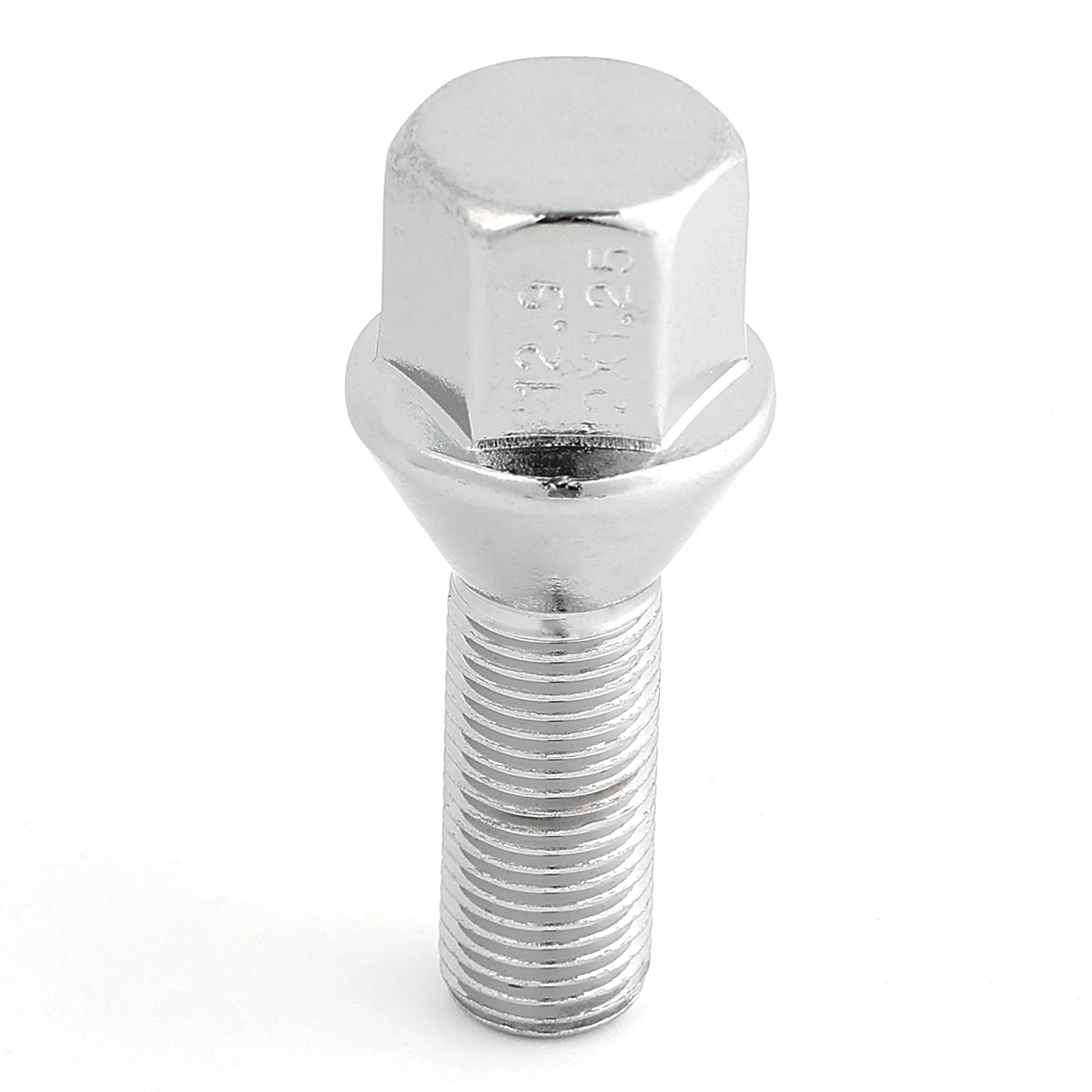 

20x Car Wheel Lug Bolts Nuts Silver M12x1.25 28mm 17mm Hex Truck Parts For Jeep Cherokee Renegade Compass Chrysler 200 Fiat 500X