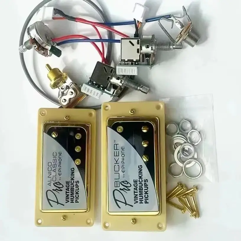 

Hot sale in the store ---Humbucker Alnico Classic 57 and PRO Bucker Guitar Pickups with 2V1T Push-Pull Harness