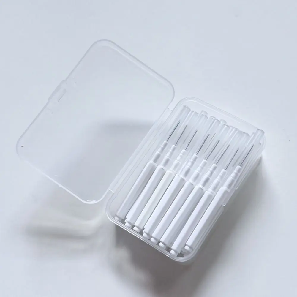 30Pcs Disposable Braces Brush Soft Micro Bendable Between Teeth Brush Gentle Professional Interdental Brushes Outdoors