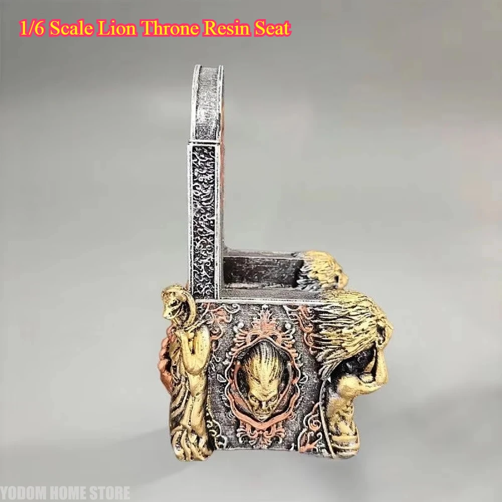 1/6 Scale Lion Throne Resin Seat - Handicraft for 12in BJD Dolls (20-30cm) Gift Idea