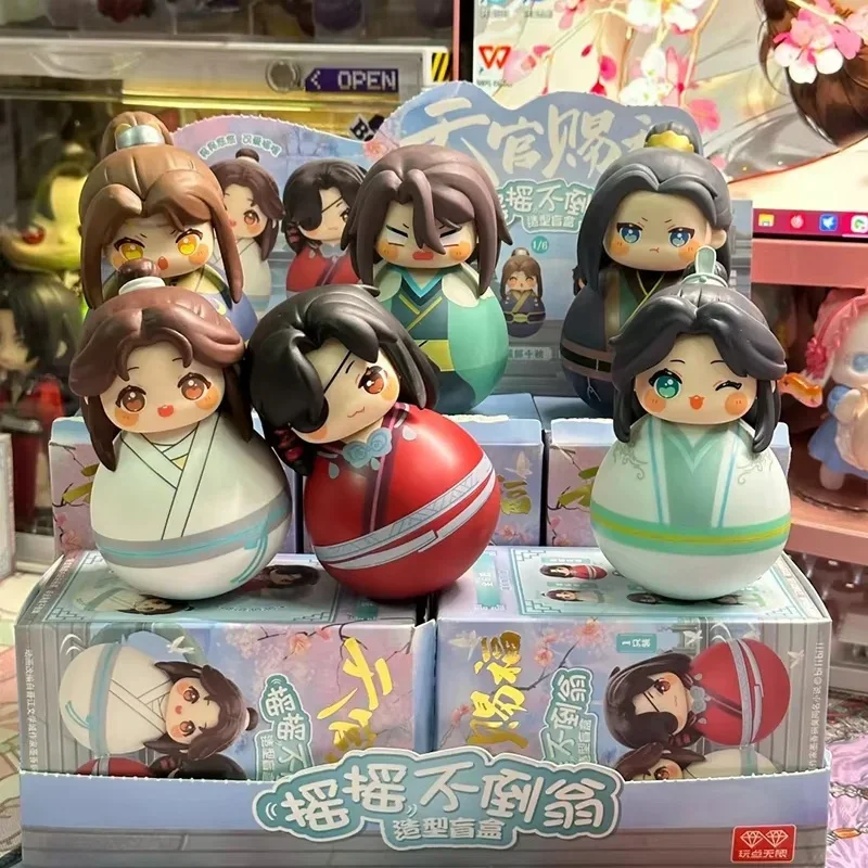 

Blind BoxTian Guan Ci Fu Heavenly Officials Blessing Tumbler Anime Xie Lian Hua Cheng Mysterious Surprise Toy Figure Doll Table