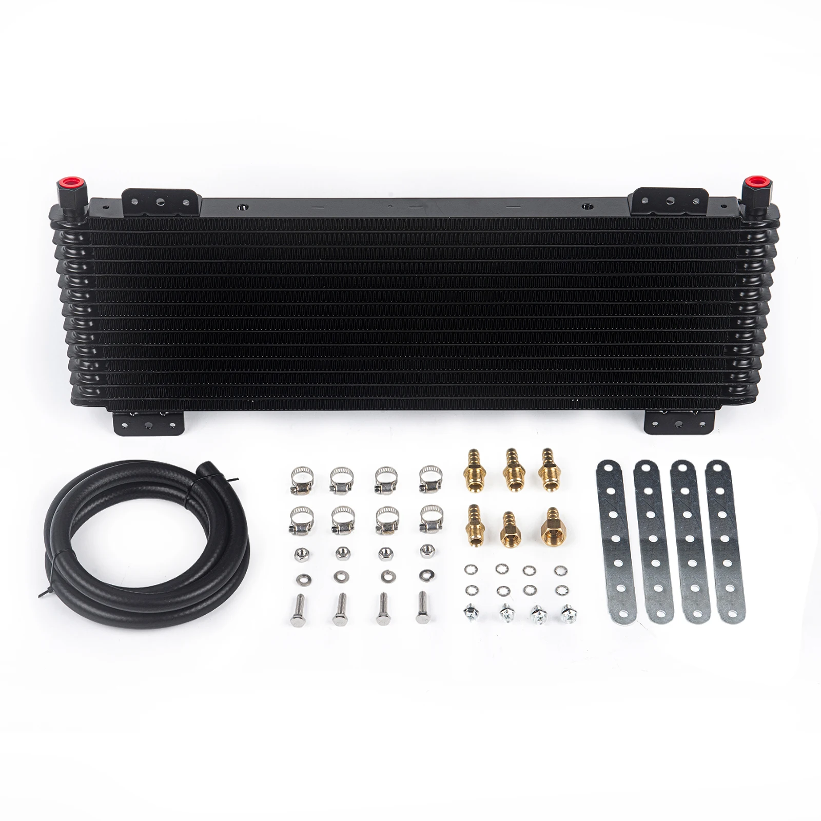 Oil Cooler Transmission With Mounting Hardware Low Pressure Drop 40,000 GVW Radiator Oil Cooler LPD47391