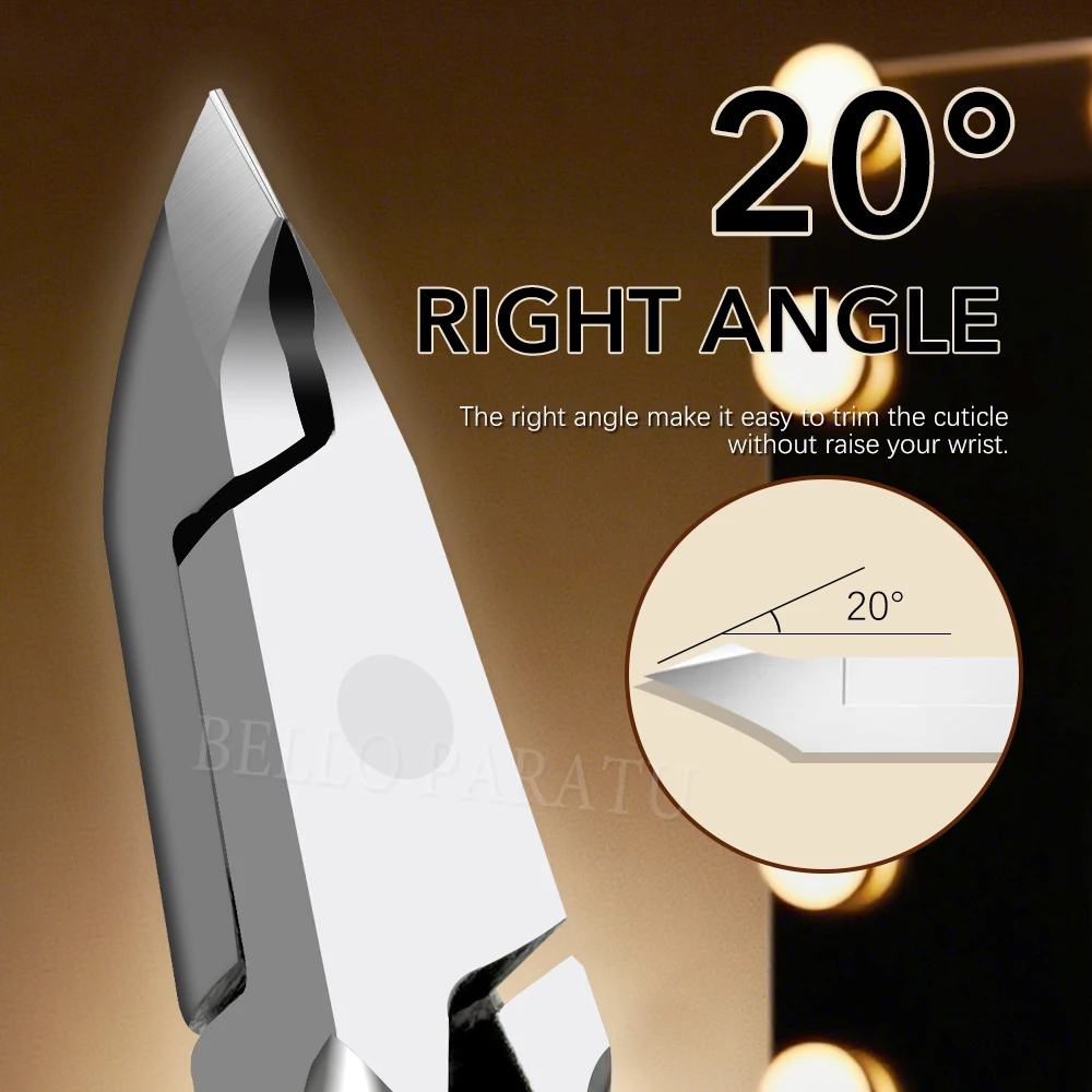 1Pcs Professionelle Nagelhautzange Edelstahl Scharfe Klingen Nagel Häutchen Clippers Cutter Trimmer Maniküre Werkzeug