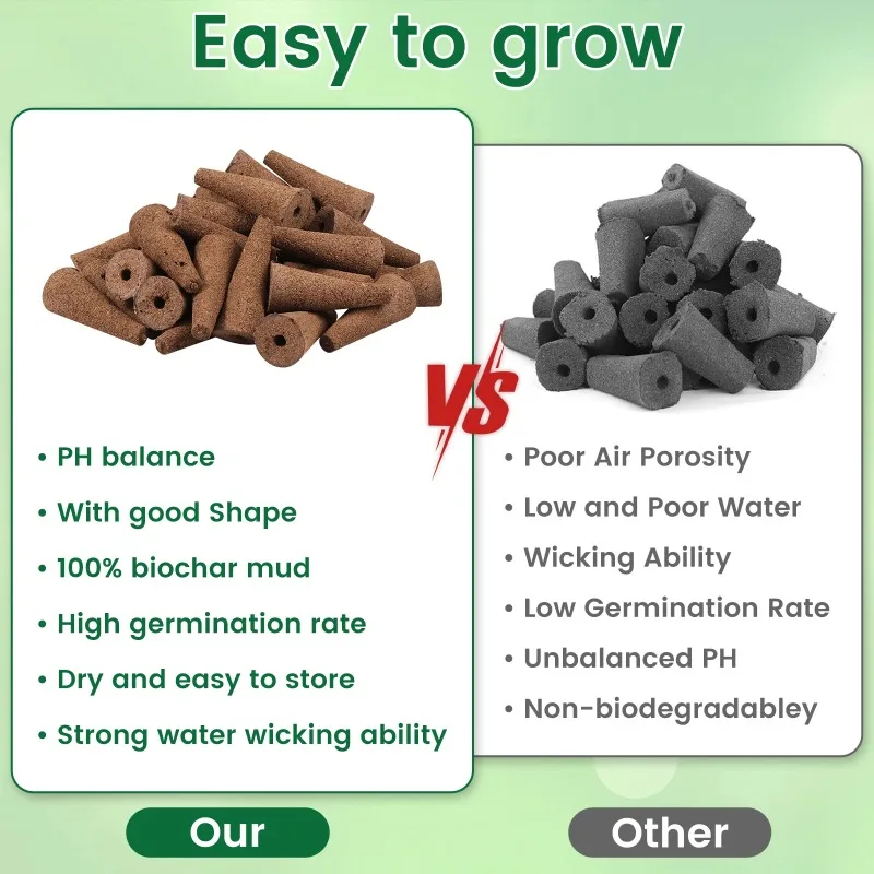 110 قطعة مجموعة كبسولات البذور لأنظمة النمو المائية سهلة الاستخدام في الأماكن المغلقة البذور كاتب ماصة للماء في الهواء الطلق تنمو الإسفنج عدة