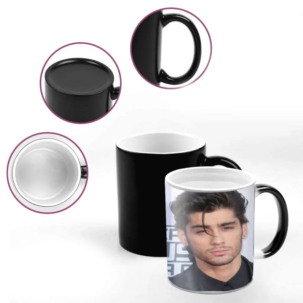 Singer Z-Zayn M-Malik Creativity Change Color Chang mug Ceramic mug Hot Coffee Cup Breakfast Cup mug Friend Gift