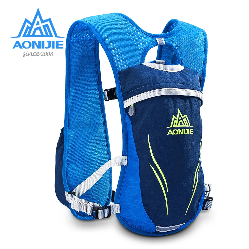 AONIJIE E885 Hydration Backpack Rucksack Bag Vest Harness For 1.5L Water Bladder Hiking Camping Running Marathon Race Sport 5.5L