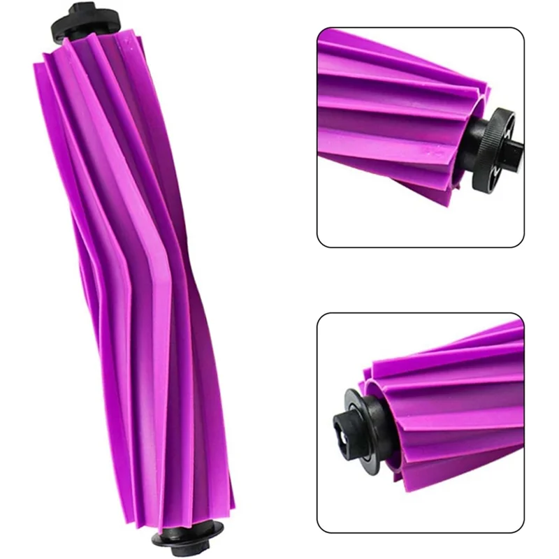 2 uds cepillo principal de vacío reemplazar Foreureka J20/Midea W20 W20pro repuestos de aspiradora