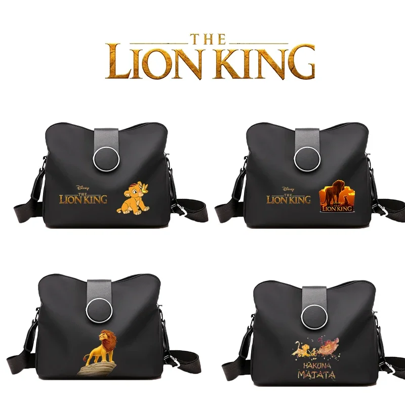 Mufasa Lion King Shoulderbag Disney Cartoon Anime Pattern Crossbody Bag Daily Large Capacity Commuter Storage Bags Handbag Gift