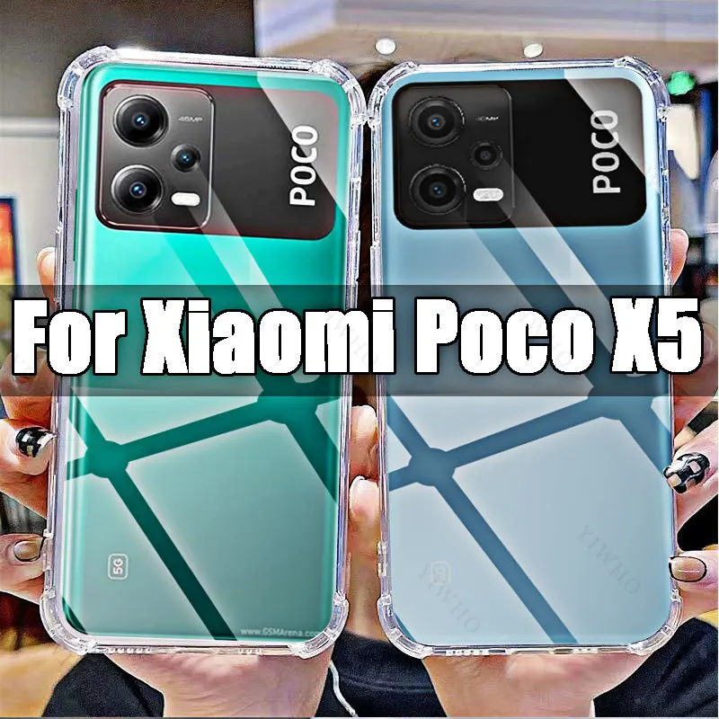 Clear Phone Soft Case for Xiaomi Poco X5 HD Transparent for Xiaomi Poko X 5 6.67